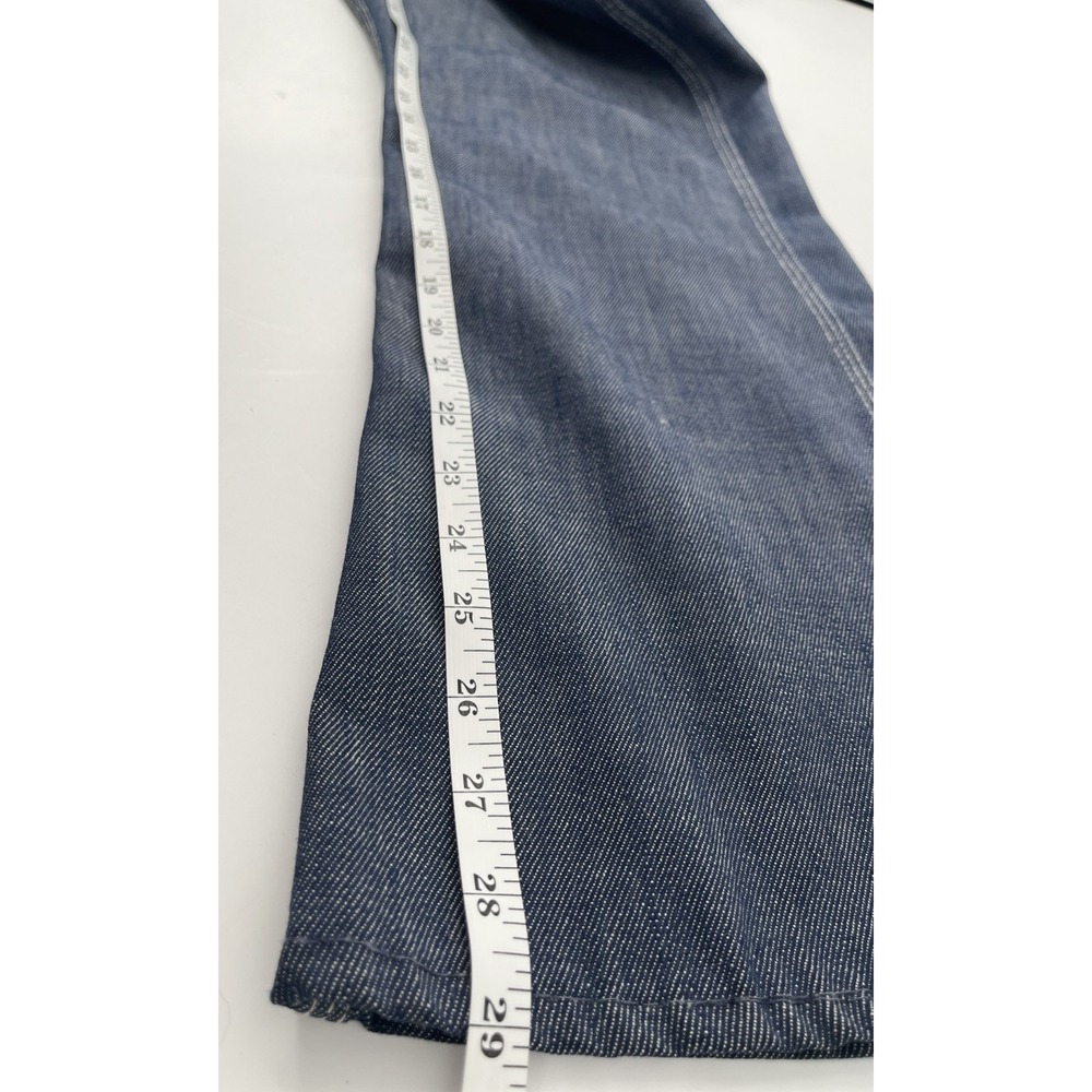 Vintage Union Made Womens Denim Overalls Bib Blue Wash Straight Leg Sz Small - Picture 9 of 10